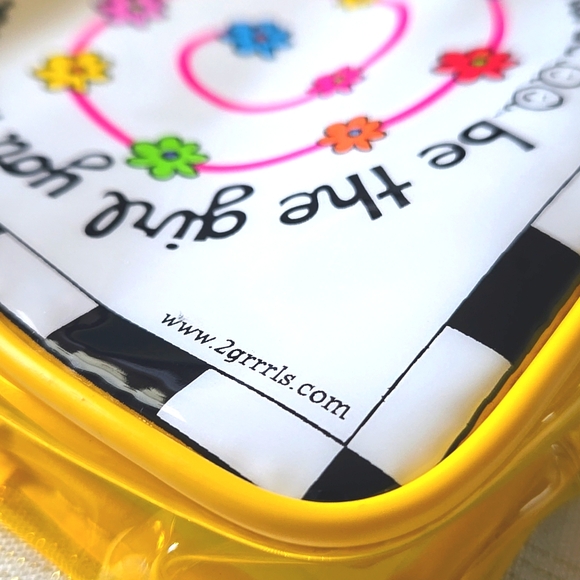 2GRRRLS Yellow Girlie Girl Pouch - Picture 7 of 11